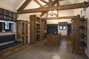 sebo tack room oak with classic beamed ceiling