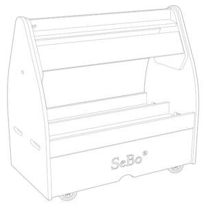 Zadelwagen 100 cm
